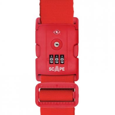 Correa para Maleta con Combinación Scape Travel E0121/ Roja