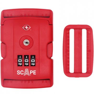 Correa para Maleta con Combinación Scape Travel E0121/ Roja