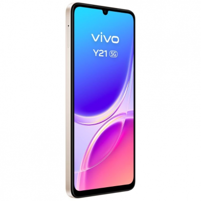 Smartphone Vivo Y21 4GB/ 256GB/ 6.74'/ 5G/ Oro/ Incluye Cargador + Auriculares