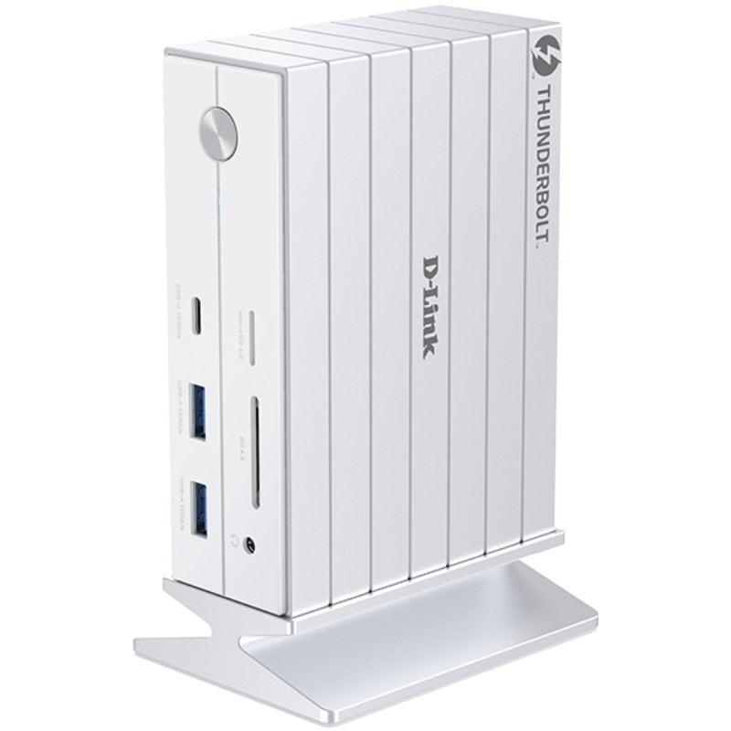 Docking Thunderbolt 4 D-Link DUF-E01/E/ 5xUSB/ 2xUSB Tipo-C/ 2xThunderblot/ 1xDisplayPort/ 1xHDMI 4K/ 1xRJ45/ 1xJack 3.5/ 1xLect