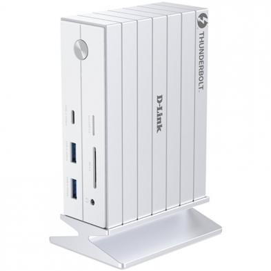 Docking Thunderbolt 4 D-Link DUF-E01/E/ 5xUSB/ 2xUSB Tipo-C/ 2xThunderblot/ 1xDisplayPort/ 1xHDMI 4K/ 1xRJ45/ 1xJack 3.5/ 1xLect