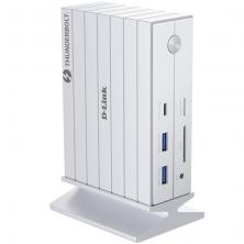 Docking Thunderbolt 4 D-Link DUF-E01/E/ 5xUSB/ 2xUSB Tipo-C/ 2xThunderblot/ 1xDisplayPort/ 1xHDMI 4K/ 1xRJ45/ 1xJack 3.5/ 1xLect