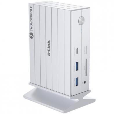Docking Thunderbolt 4 D-Link DUF-E01/E/ 5xUSB/ 2xUSB Tipo-C/ 2xThunderblot/ 1xDisplayPort/ 1xHDMI 4K/ 1xRJ45/ 1xJack 3.5/ 1xLect