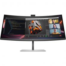 Monitor Profesional Ultrapanorámico Curvo HP Pro serie 7 34'/ WQHD/ Webcam/ Multimedia/ Regulable en Altura/ Plata