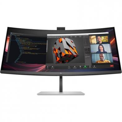 Monitor Profesional Ultrapanorámico Curvo HP Pro serie 7 34'/ WQHD/ Webcam/ Multimedia/ Regulable en Altura/ Plata