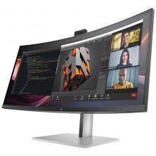 Monitor Profesional Ultrapanorámico Curvo HP Pro serie 7 34'/ WQHD/ Webcam/ Multimedia/ Regulable en Altura/ Plata