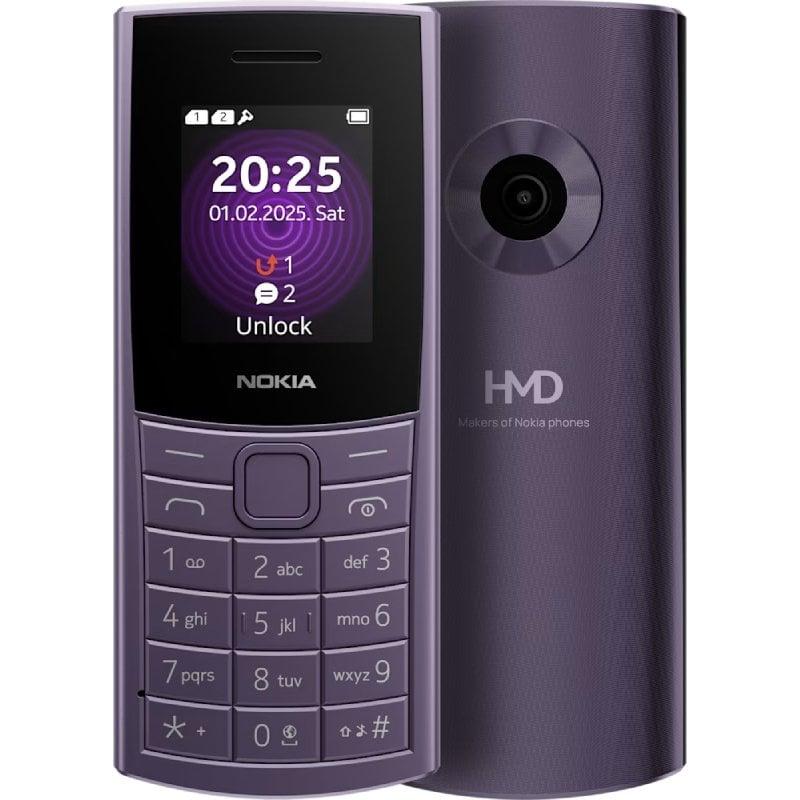Teléfono Móvil Nokia 110 4G 2nd Edition/ Púrpura