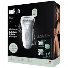 Depiladora Braun Silk Epil SkinSpa7 7-081/ con Batería/ 6 Accesorios