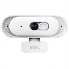 Webcam Trust Tomar 2K 26180/ 2560 x 1440 QHD/ Blanca