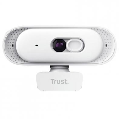 Webcam Trust Tomar 2K 26180/ 2560 x 1440 QHD/ Blanca