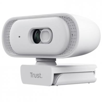 Webcam Trust Tomar 2K 26180/ 2560 x 1440 QHD/ Blanca