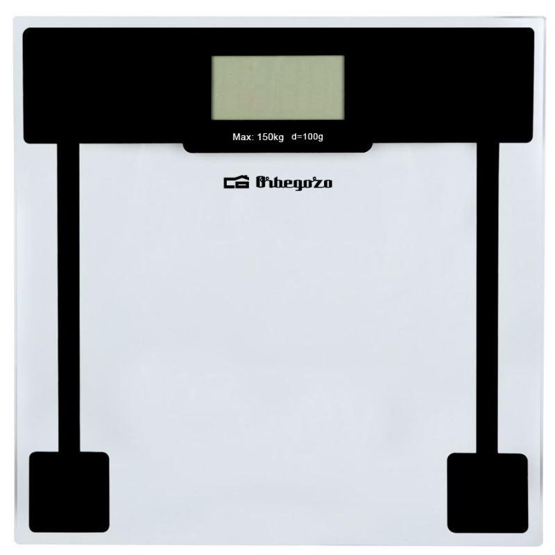 Báscula de Baño Orbegozo PB 2210/ Hasta 150kg/ Cristal