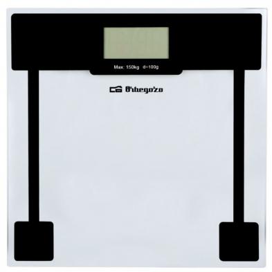 Báscula de Baño Orbegozo PB 2210/ Hasta 150kg/ Cristal
