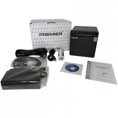 Impresora de Tickets Premier ITP-Front II/ Térmica/ Ancho papel 80mm/ USB-Ethernet/ Negra