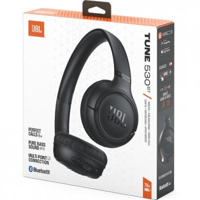 Auriculares Inalámbricos JBL Tune 530BT/ con Micrófono/ Bluetooth/ Negros