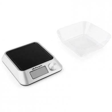 Báscula de Cocina Electrónica Orbegozo PC 1030 A/ hasta 5kg/ Plata
