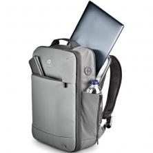 Mochila Expansible NGS Monray Sacks Horizon para Portátiles hasta 14'/ Impermeable/ Gris