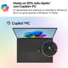 Portátil LG Gram 16UD55U-G.AX55BN Ryzen AI 5 430/ 16GB/ 512GB SSD/ 16'/ Sin Sistema Operativo