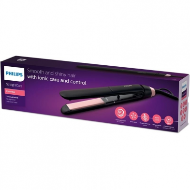 Plancha para el Pelo StraightCare Essential BHS378 ThermoProtect/ Negra