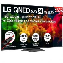 Televisor LG QNED evo AI QNED8EB Mini LED 75QNED8EB3A 75'/ Ultra HD 4K/ Smart TV/ WiFi