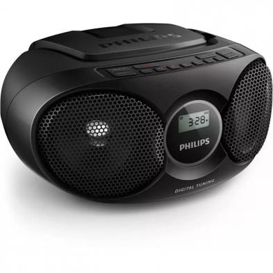 Radio CD Philips AZ215B/12/ 3W/ Negra