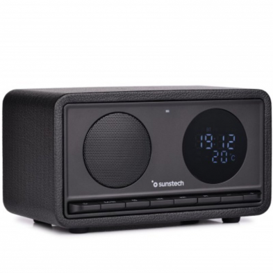 Radio Portátil Sunstech RPBT460/ Negra