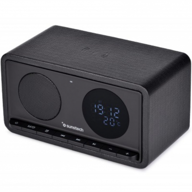 Radio Portátil Sunstech RPBT460/ Negra