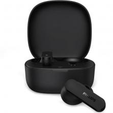 Auriculares Bluetooth Philips TAT2100BK con estuche de carga/ Autonomía 8h/ Negros