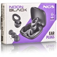 Tapones de oído NGS Noon/ S-M-L/ Negros