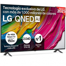 Televisor LG QNED AI QNED80 75QNED80A6A 75'/ Ultra HD 4K/ Smart TV/ WiFi
