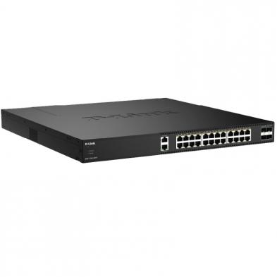 Switch Gestionable D-Link DXS-1250-28YP/E 24 Puertos/ RJ-45 10Gbps/ SFP/ PoE