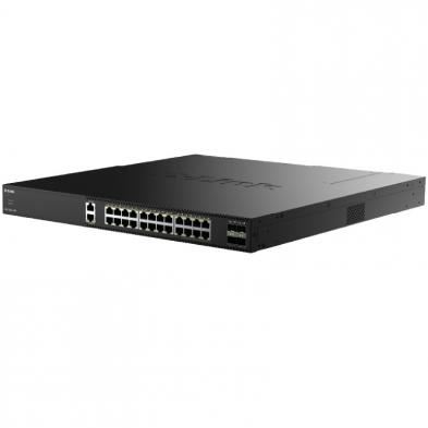 Switch Gestionable D-Link DXS-1250-28YP/E 24 Puertos/ RJ-45 10Gbps/ SFP/ PoE