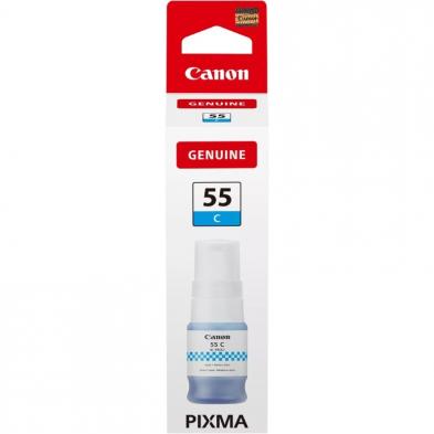 Botella de Tinta Original Canon GI-55/ Cian