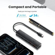 Hub USB Tipo-C 3.2 Vention CKDBB/ 2xUSB/ 2xUSB Tipo-C/ 1xUSB Tipo-C PD