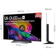 Televisor LG OLED evo AI C6 OLED48C66LB 48'/ Ultra HD 4K/ Smart TV/ WiFi
