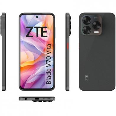 Smartphone ZTE Blade V70 Vita 4GB/ 256GB/ 6.7'/ Gris Oscuro