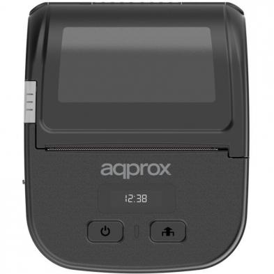 Impresora de Tickets Approx appPOS80PORTABLEWIFI/ Térmica/ Ancho papel 80mm/ USB-Bluetooth-WiFi/ Negra