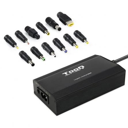Cargador de Portátil TooQ TQLC-100BS01M/ 100W/ Manual/ 12 Conectores/ Voltaje 12-24V - Imagen 1