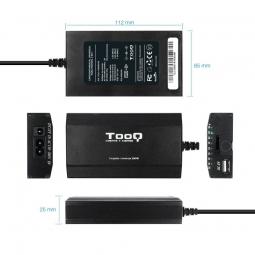 Cargador de Portátil TooQ TQLC-100BS01M/ 100W/ Manual/ 12 Conectores/ Voltaje 12-24V - Imagen 3