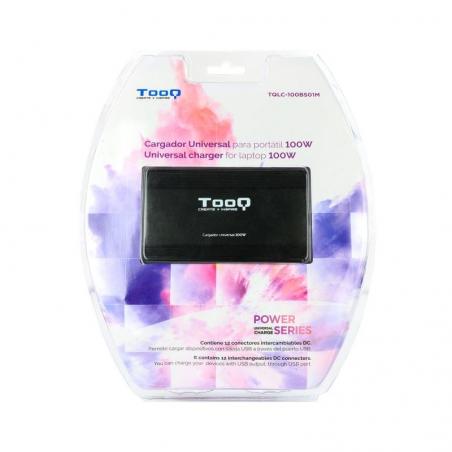 Cargador de Portátil TooQ TQLC-100BS01M/ 100W/ Manual/ 12 Conectores/ Voltaje 12-24V - Imagen 4