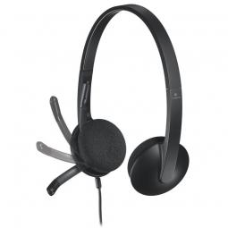 Auriculares Logitech H340/ con Micrófono/ USB/ Negros - Imagen 1