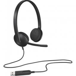 Auriculares Logitech H340/ con Micrófono/ USB/ Negros - Imagen 2