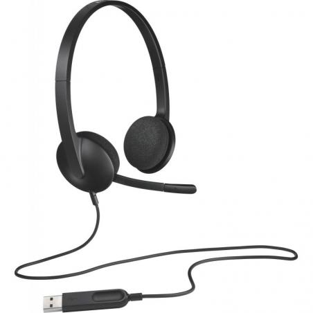 Auriculares Logitech H340/ con Micrófono/ USB/ Negros - Imagen 2