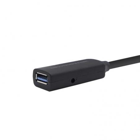 Cable Alargador USB 3.0 Aisens A105-0409/ USB Macho - USB Hembra/ 15m/ Negro - Imagen 2