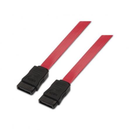 Cable SATA Aisens A130-0153/ SATA Macho - SATA Macho/ 0.5m/ Rojo - Imagen 1