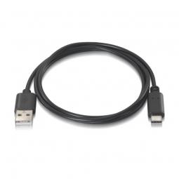 Cable USB 2.0 Aisens A107-0052/ USB Tipo-C Macho - USB Macho/ 2m/ Negro - Imagen 1