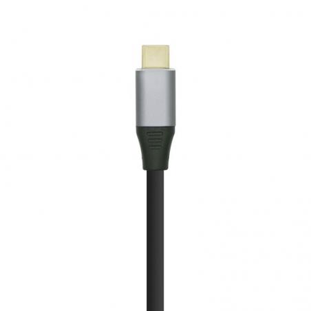 Cable Conversor Aisens A109-0392/ USB Tipo-C Macho - HDMI Macho/ 0.8m/ Negro - Imagen 3