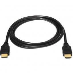Cable HDMI 1.4 Aisens A119-0093/ HDMI Macho - HDMI Macho/ 1m/ Negro - Imagen 1