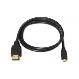 Cable Micro HDMI Aisens A119-0116/ HDMI - Micro HDMI/ 0.8m/ Negro - Imagen 1