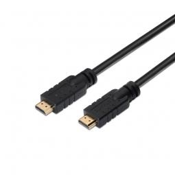 Cable HDMI 2.0 4K Aisens A120-0374/ HDMI Macho - HDMI Macho/ 20m/ Negro - Imagen 1